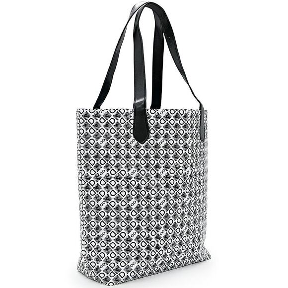 DASTI Reversible Tote Bag Large Waterproof Shopper Travel Shoulder Handbag B&W - Picture 4 of 13